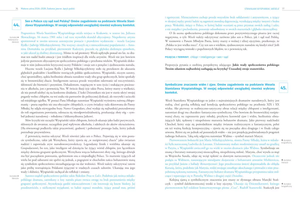 Matura ustna. Zadania jawne. Język polski - tantis.pl