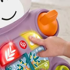 Fisher-Price Fioletowa Małpka Interaktywny Chodzik - tantis.pl