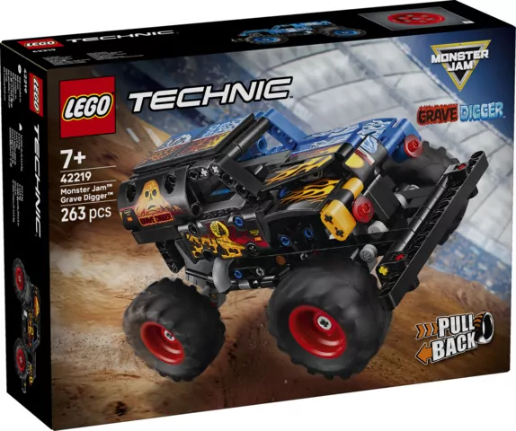 LEGO® Technic. Monster Jam Grave Digger Ogień 42219 - tantis.pl