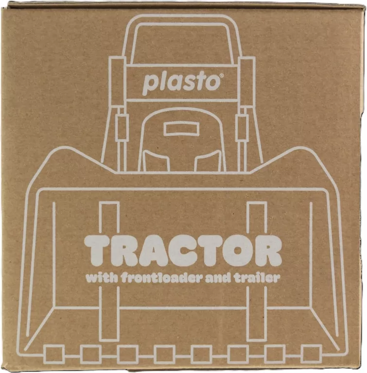 Traktor z ładowaczem i przyczepką 57cm - tantis.pl