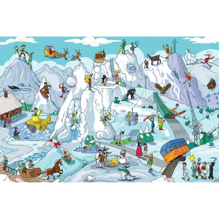 Puzzle 200 Tatrzańskie Zima - tantis.pl