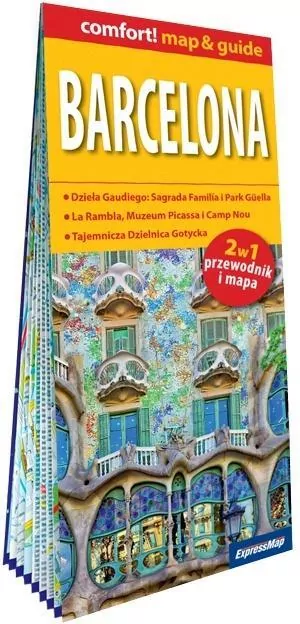 Comfort!map&guide Barcelona 2w1 - tantis.pl