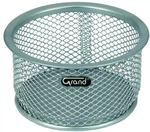 Pojemnik na spinacze GR-010S srebrny GRAND - tantis.pl