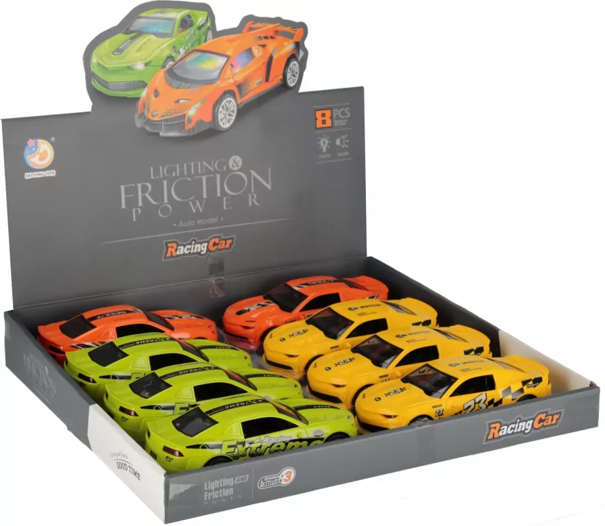 Auto wyścigowe 16cm na baterie Mega Creative 542802 p8, mix cena za 1 szt - tantis.pl