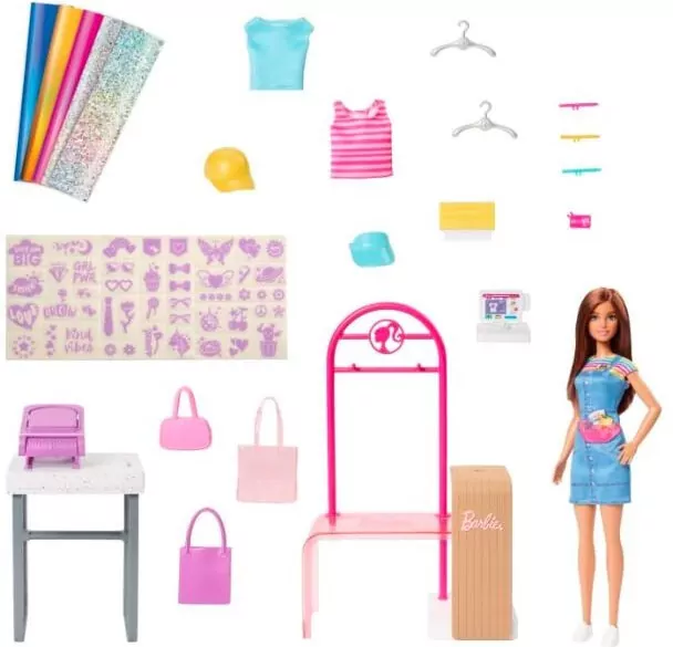 Barbie Projektantka mody Zestaw z lalką i akcesor. - tantis.pl