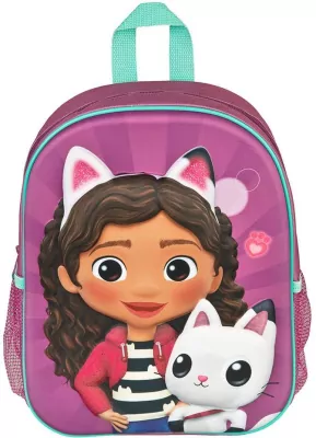 Plecak przedszkolny 3D. Koci Domek Gabi