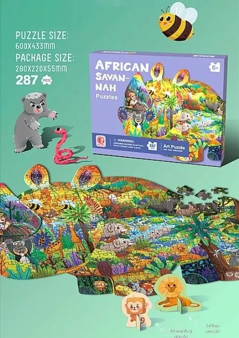 Puzzle 287 afrykańska sawanna - tantis.pl