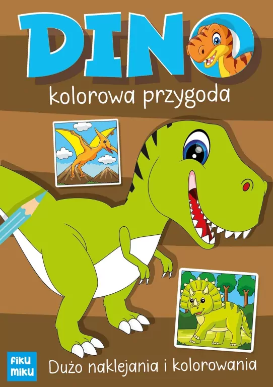 Dino kolorowa przygoda z naklejkami - tantis.pl