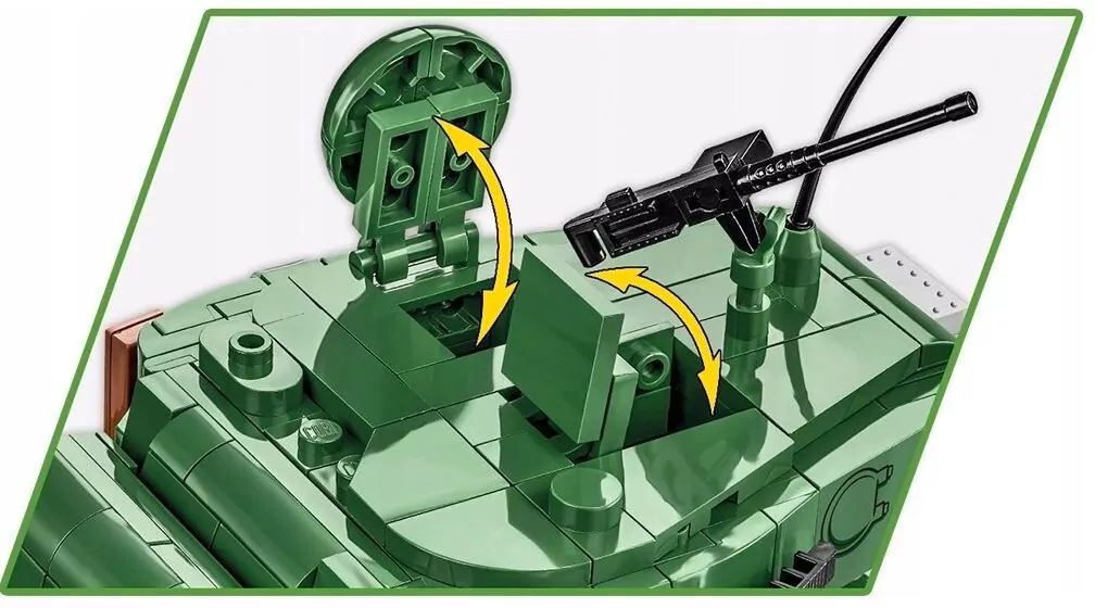 Historical Collection WWII 2564. Czołg M26 Pershing (T26E3). 904 klocki - tantis.pl