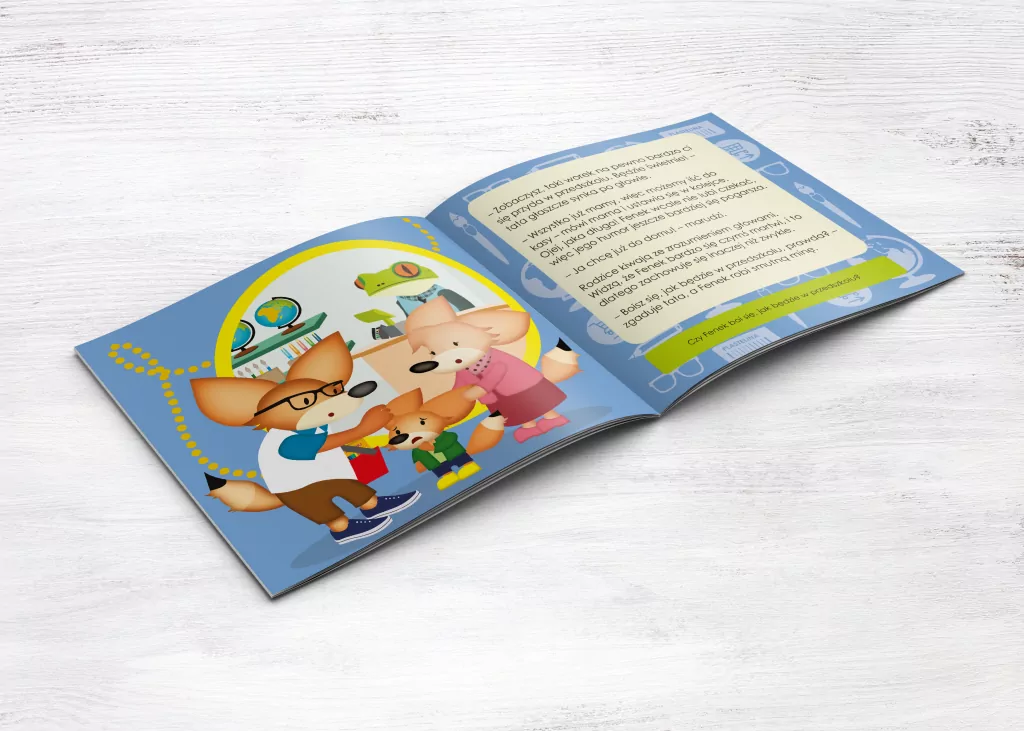 Pierwszy dzień w przedszkolu. Wydarzenia II. Przygody Fenka - tantis.pl