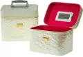 Kuferek M walizka z lusterkiem na zamek 21x14x13cm - tantis.pl
