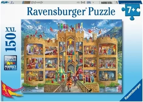Puzzle 150. Widok na zamek rycerski XXL - tantis.pl