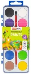 Farbki akwarelowe 12 kolorów EASY