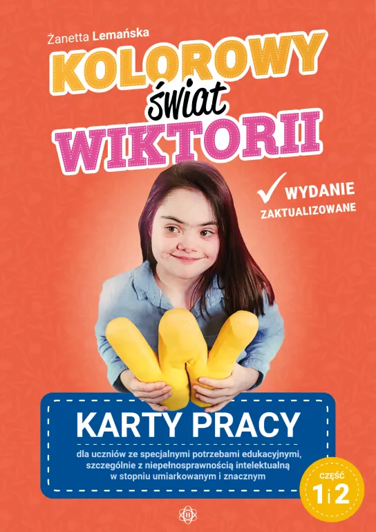 Kolorowy świat Wiktorii. Karty pracy. Część 1-2 - tantis.pl