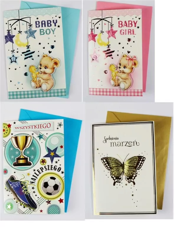 Karnet okolicznościowy. Mix - tantis.pl