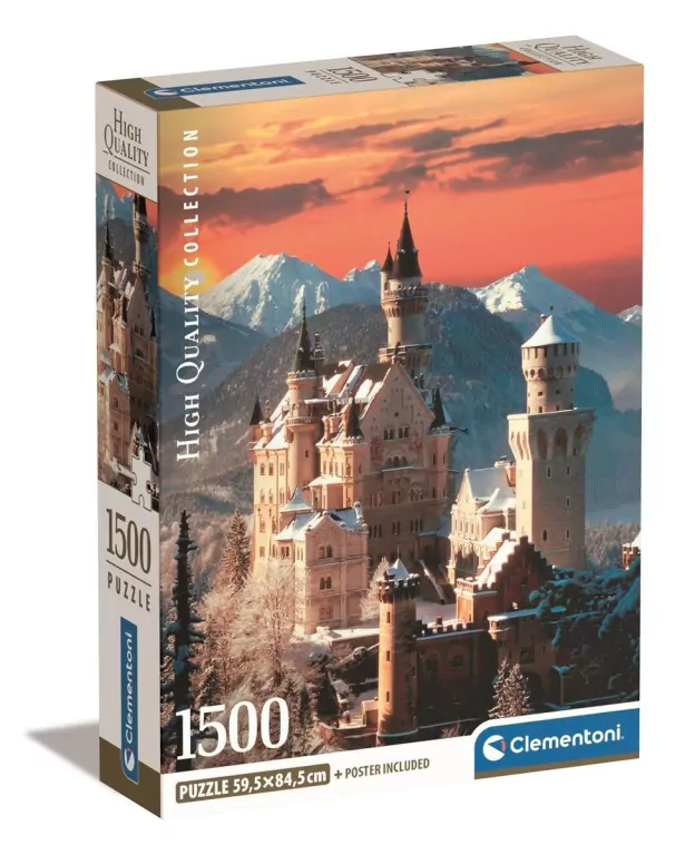 Puzzle 1500. Compact Neuschwanstein - tantis.pl