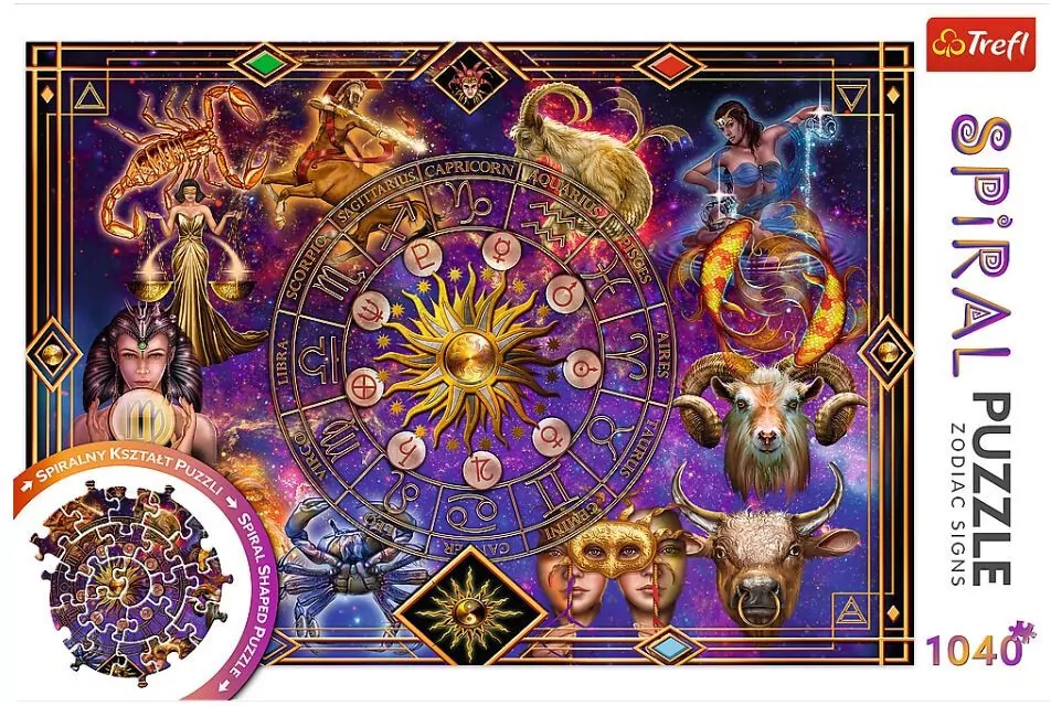 Puzzle 1040 Spiral. Znaki zodiaku - tantis.pl
