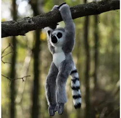 Pluszowy lemur na rzepy