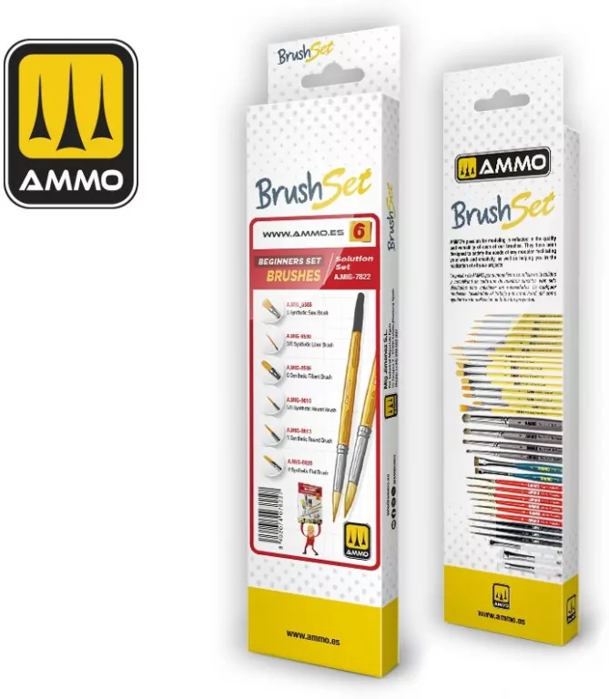 Ammo: Beginners Set - Brushes - tantis.pl