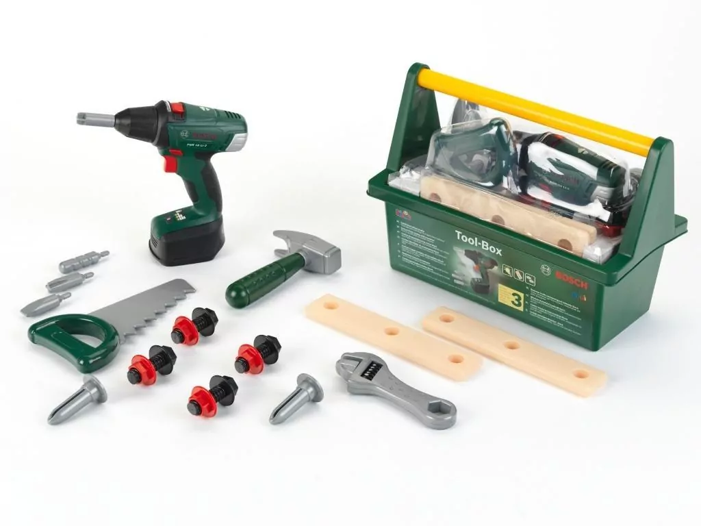 Skrzynka narzędziowa Bosch II z wiertarką - tantis.pl