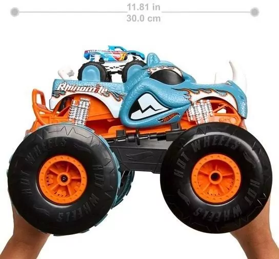 Hot Wheels. Monster Trucks Rhinomite, pojazd zdalnie sterowany - tantis.pl