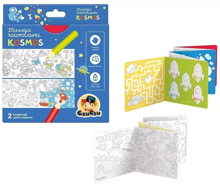 CzuCzu. Kosmos. Dłuuugie kolorowanki - tantis.pl