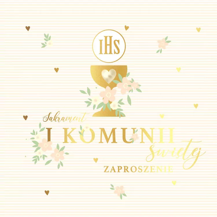 Zaproszenie Komunia - tantis.pl