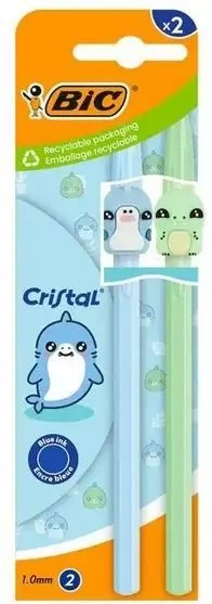 Długopis Cristal Figurine 1mm niebieski 2szt BIC - tantis.pl