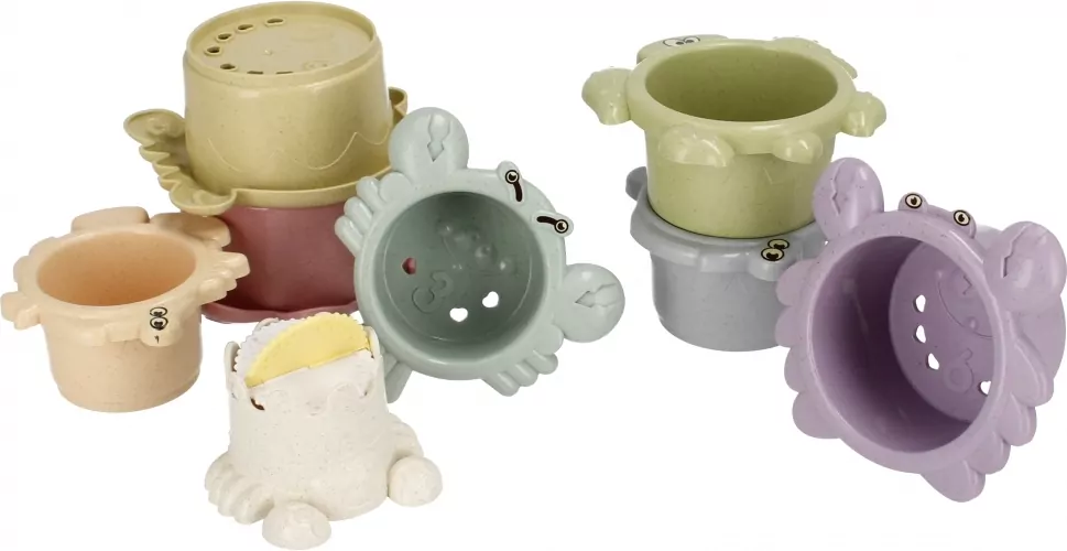 Kubeczki do układania 2w1 wieża BAM BAM - tantis.pl