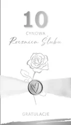 Karnet. 10 rocznica ślubu