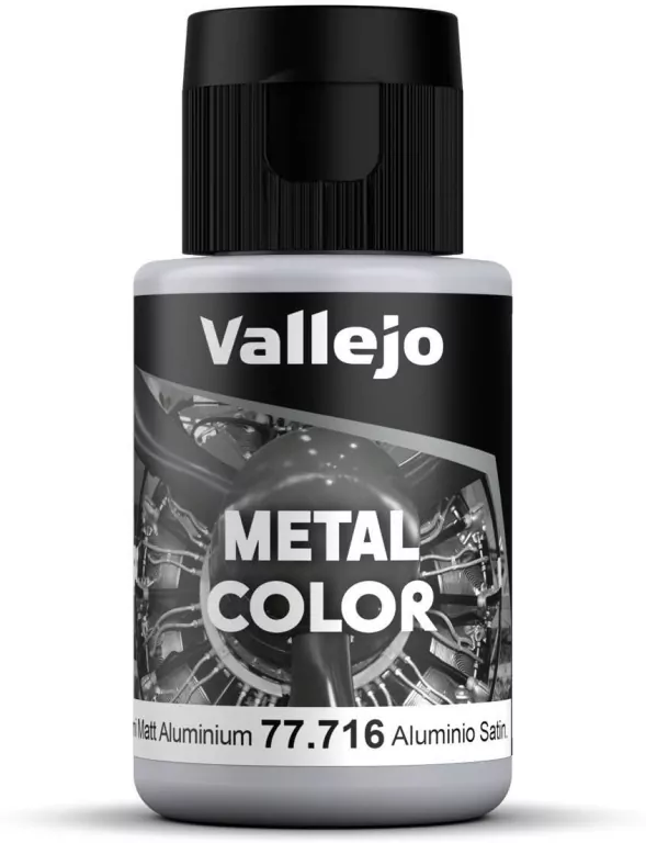 Vallejo: 77.716 - Metal Color - Semi Matt Aluminium (32 ml) - tantis.pl