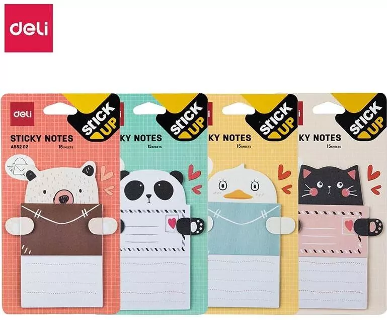 Notes samoprzylepny 76x101mm 15K mix DELI - tantis.pl
