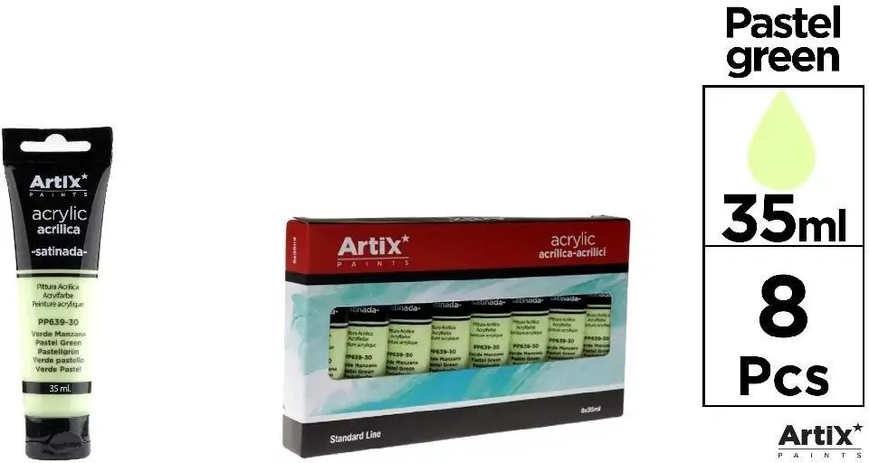 Farba akrylowa jabłkowo zielona 35ml - tantis.pl