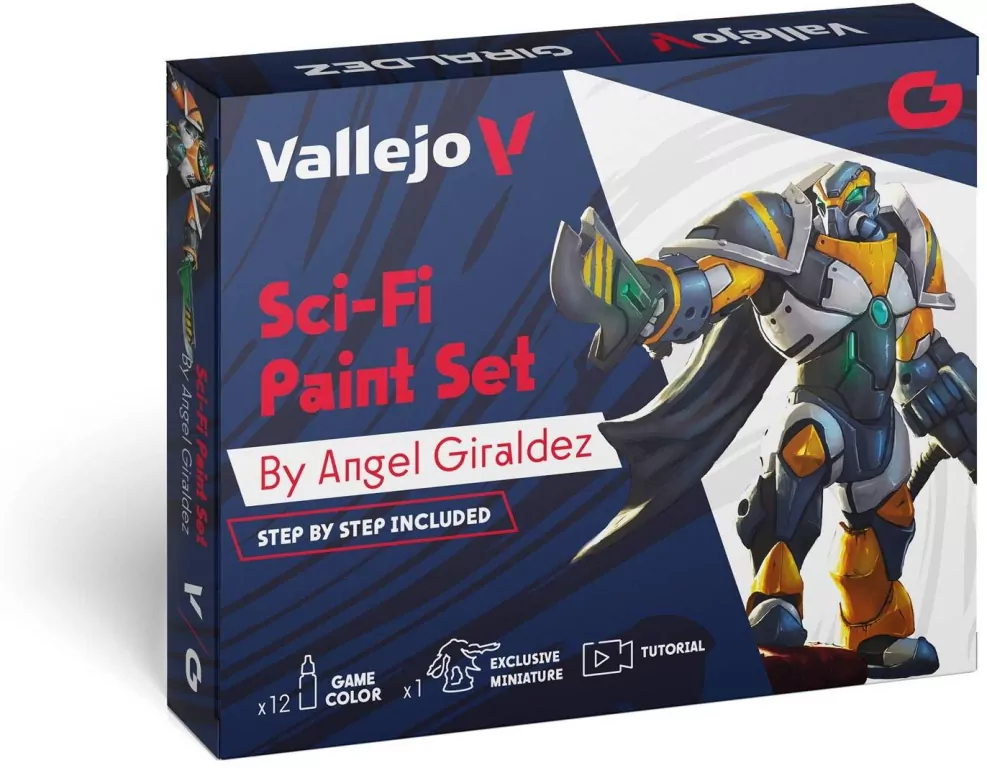 Vallejo: 72.313 - Game Color - Sci-Fi Paint Set (12 x 18 ml) - tantis.pl