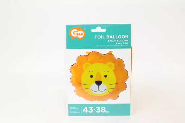 Balon foliowy. Lew 43x38cm - tantis.pl
