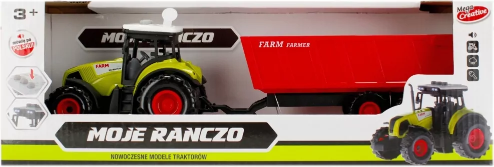Traktor z akcesoriami Moje Ranczo - tantis.pl
