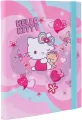 Teczka przestrzenna tekturowa z gumką A5 Hello Kitty pink wzór 3 - tantis.pl