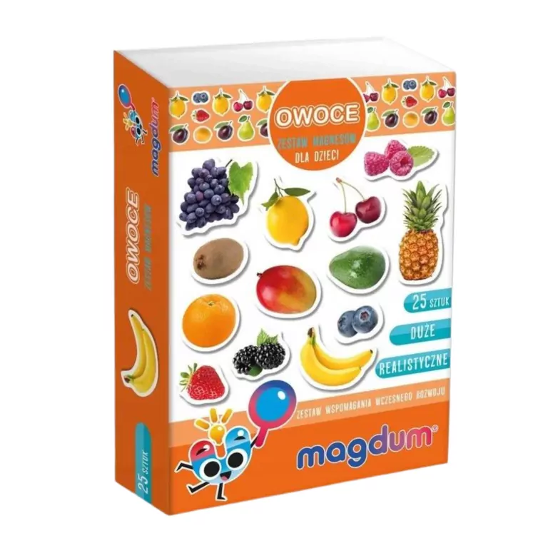 Owoce. Zestaw magnesów - tantis.pl