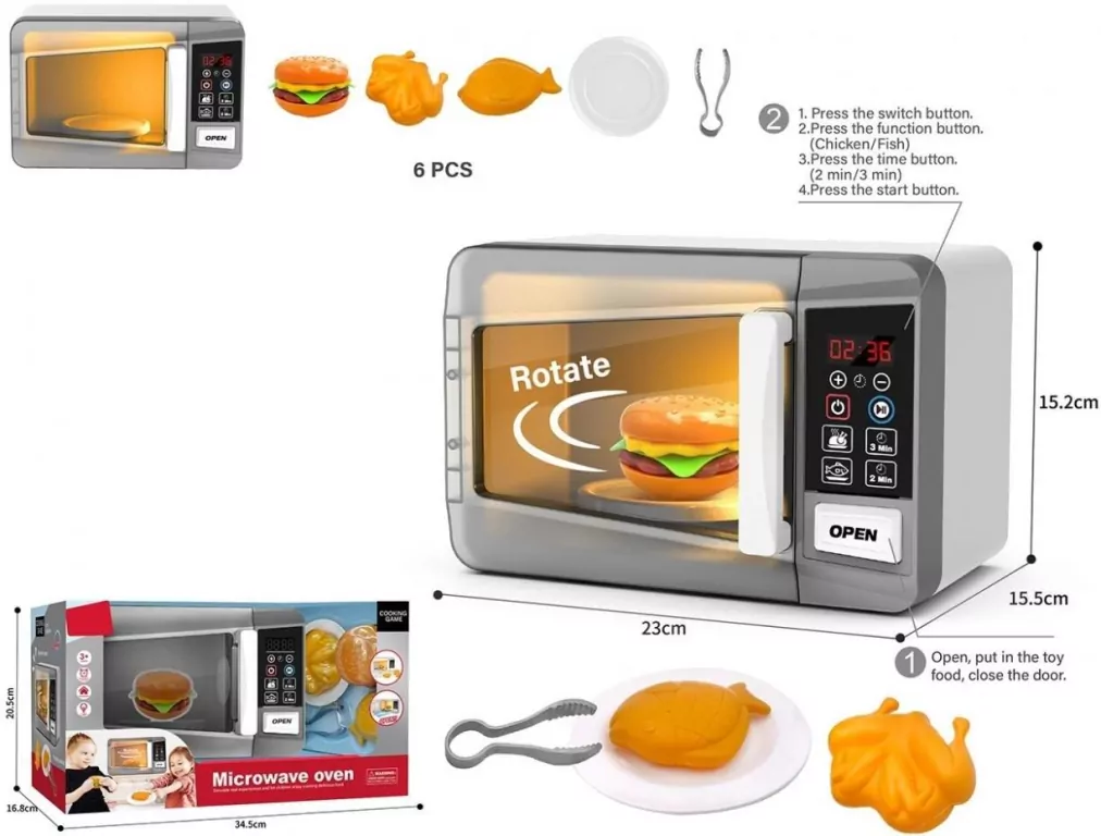 AGD Mikrofalówka 23x15,5x15x2cm - tantis.pl