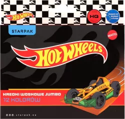 KREDKI WOSK 12KOL JUMBO HOT WHEELS STK PUD 12