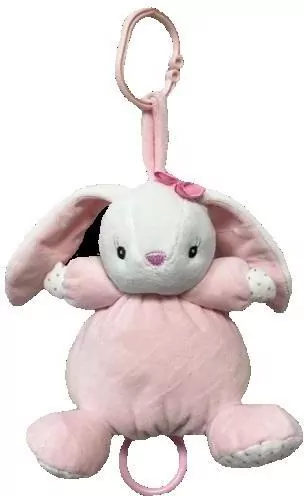 Pozytywka. Króliczek z kokardką 18cm - tantis.pl