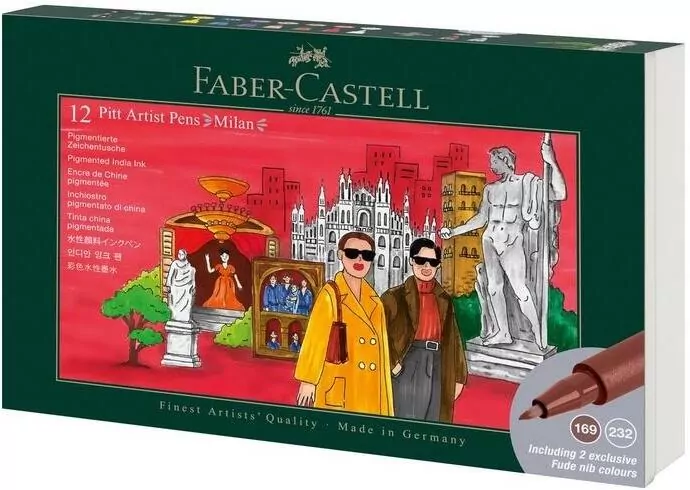 Pisaki artystyczne Milan 12kol FABER CASTELL - tantis.pl