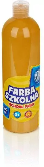 Farba szkolna brązowa jasna 500ml ASTRA - tantis.pl