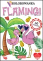 Kolorowanka z naklejkami Flamingi - tantis.pl
