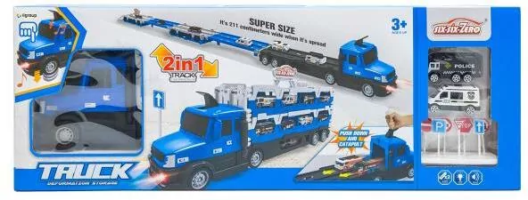 Pojazd transportowy+tor samochodowy z wyrzutnią - tantis.pl