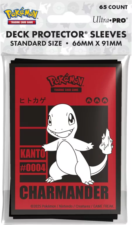 Ultra Pro: Pokémon - Deck Protector Sleeves - Charmander (65 szt.) - tantis.pl