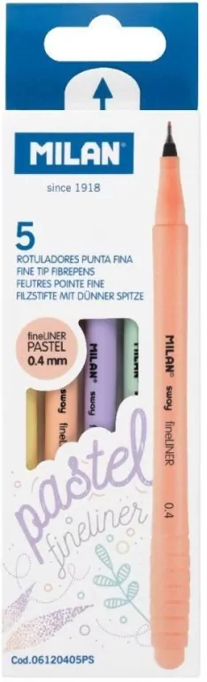 Cienkopis Sway pastel fineriner 0,4mm 5szt MILAN - tantis.pl