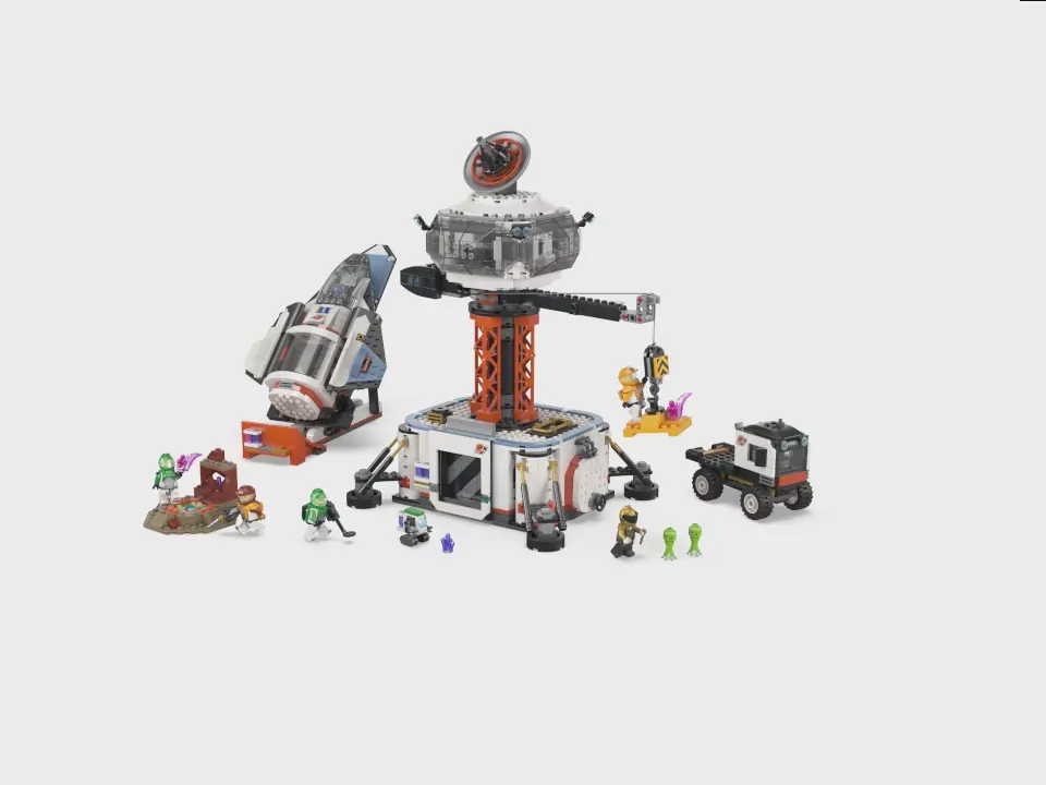 LEGO® City. Stacja kosmiczna i stanowisko startowe rakiety 60434 - tantis.pl
