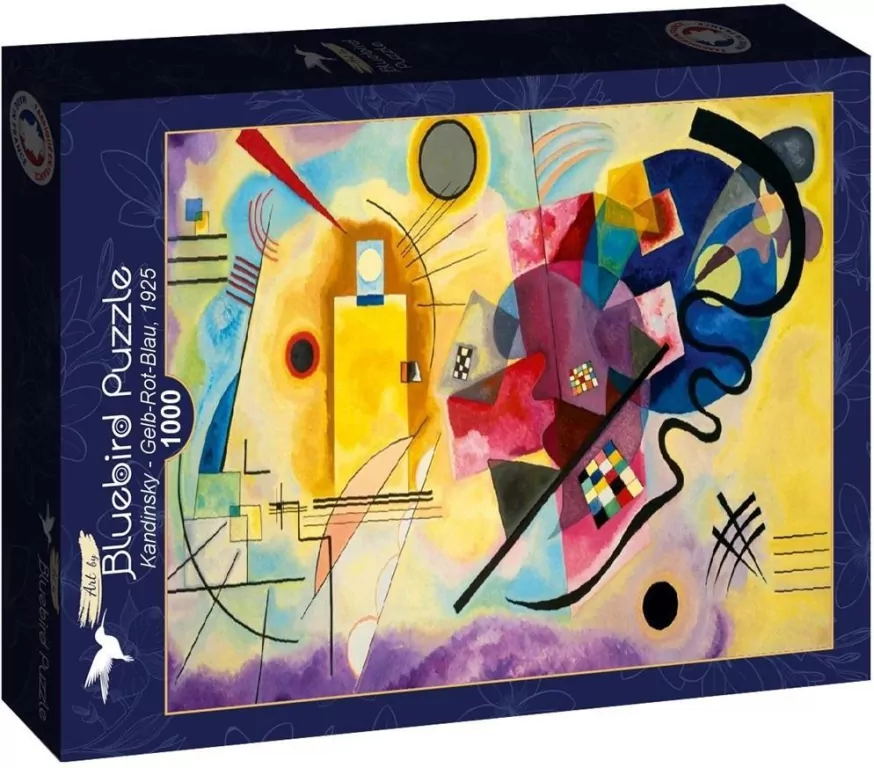 Puzzle 1000 Wassily Kandinsky, Żółty, czerwony... - tantis.pl