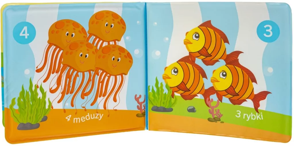 Miękka książeczka do kąpieli. Wodne zabawy - tantis.pl